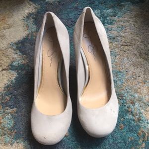 Light Gray Jessica Simpson Heels